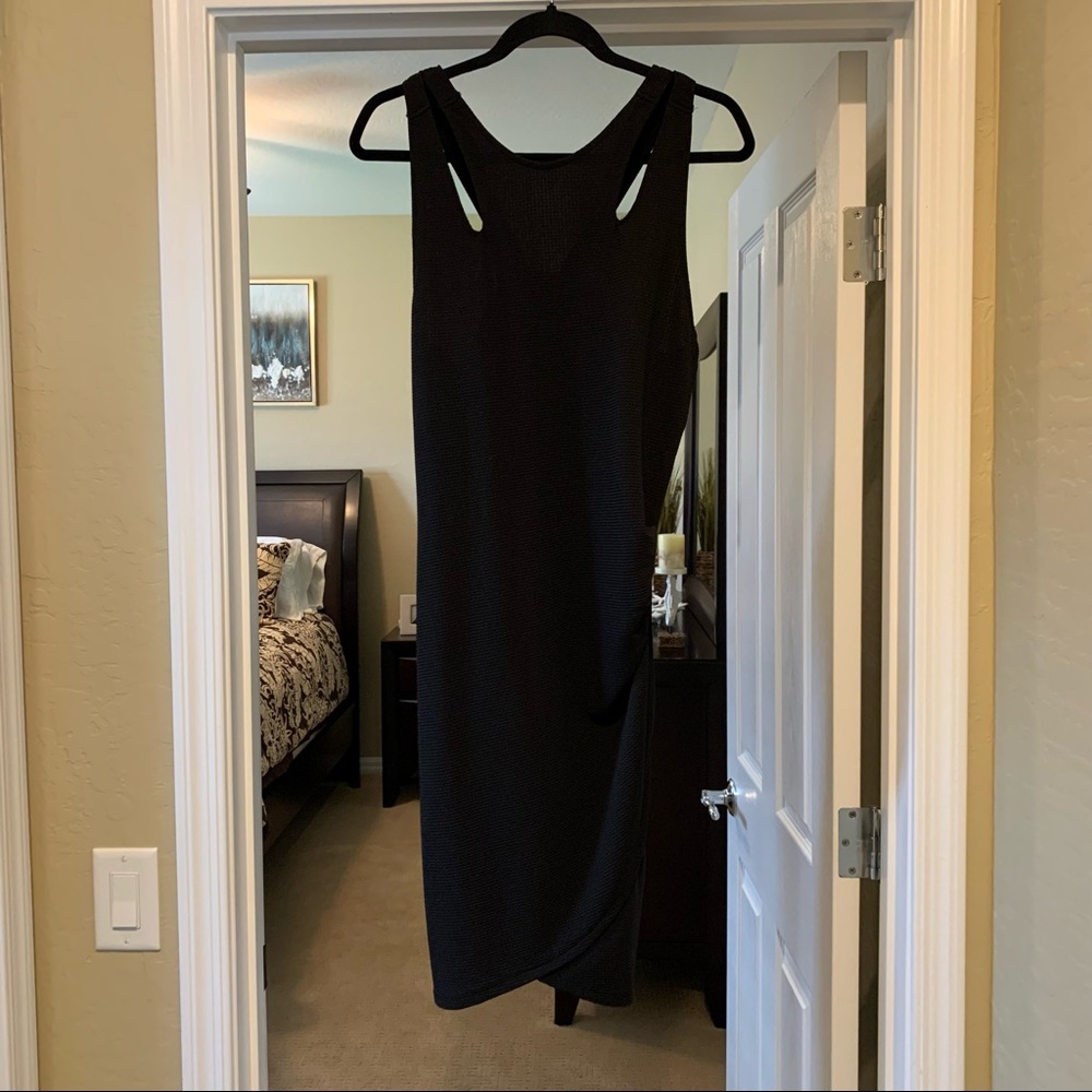 LBD with cutout shoulder detail